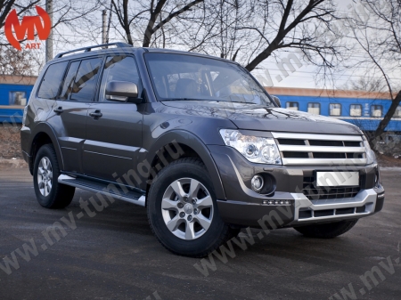 АБС-пластик Реснички на фары Mitsubishi Pajero 4